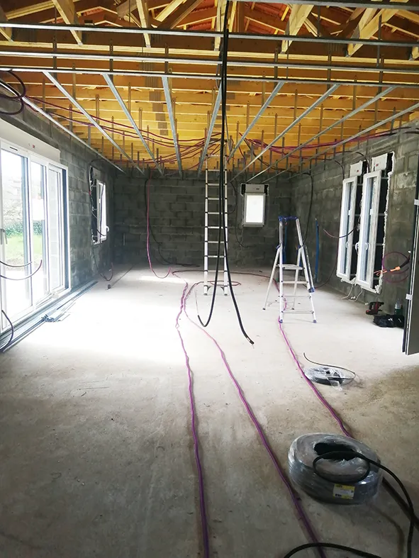 Construction maison individuelle à Aigondigné Maîtr'On Home Conception et Maîtrise d'oeuvre